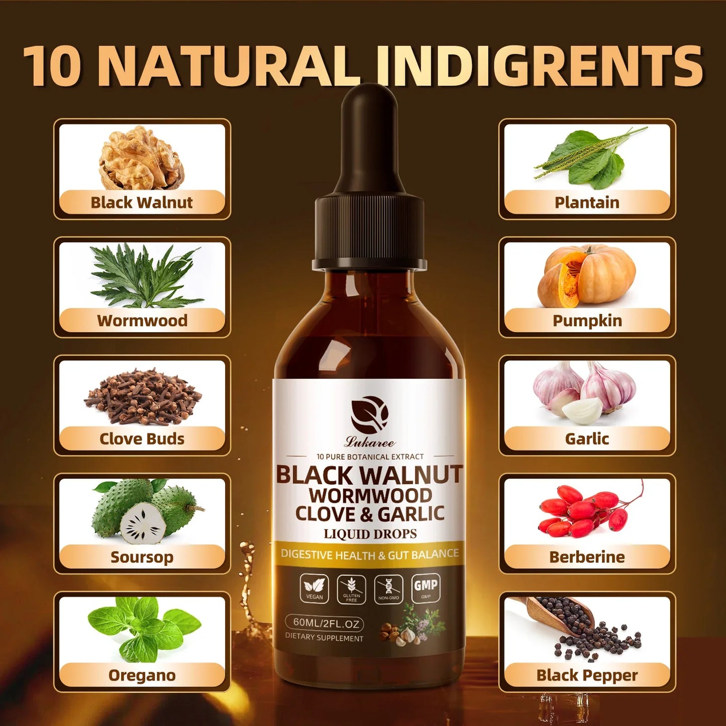 Black Walnut Herbal Drops