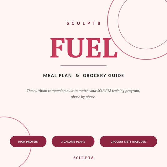 SCULPT8 FUEL: Meal Plan & Grocery Guide